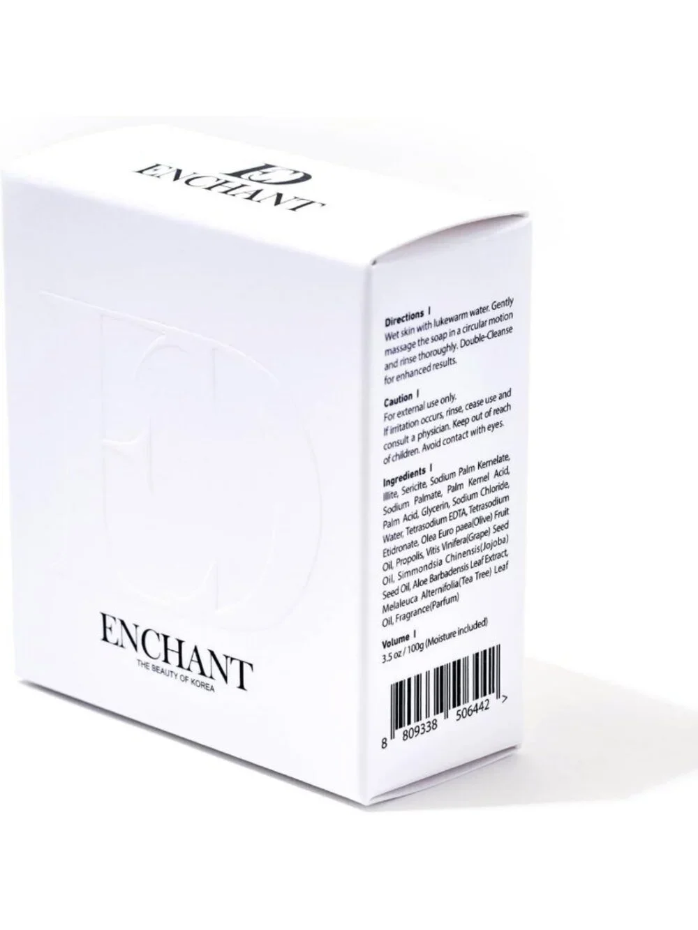 Mineral Facial Cleansing Bar with Sericite & Illite Clay for Smooth, Radiant